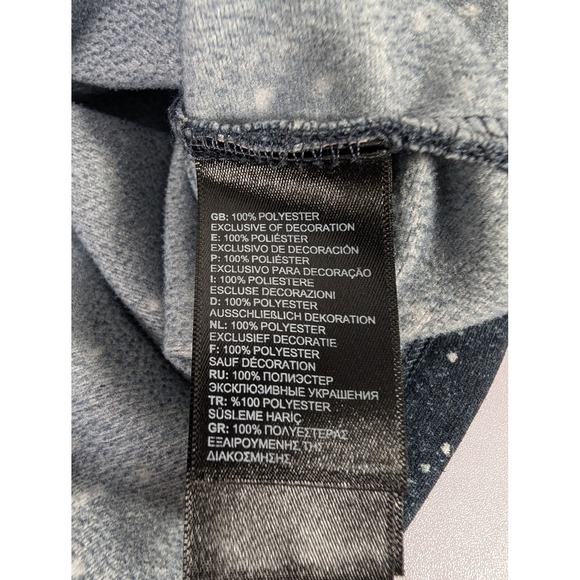 North Face Jacket Womens Small Black White Full Zip Fleece Galaxy Print Outdoors - Picture 7 of 13